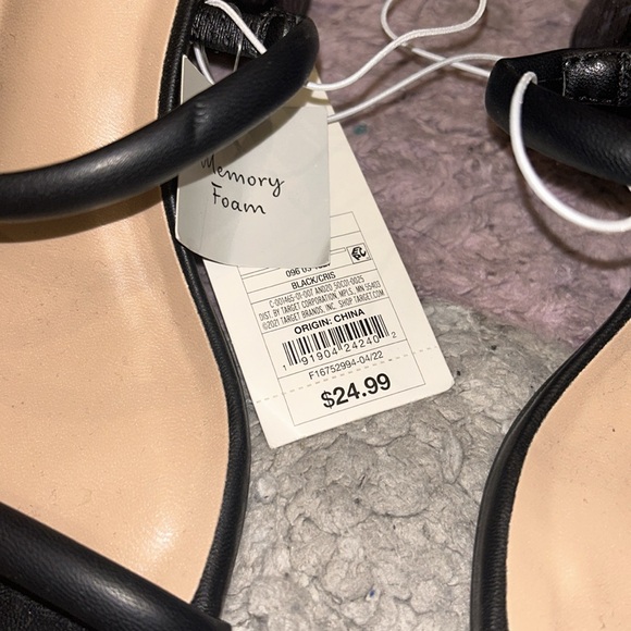 Black Sandal Heels - Picture 5 of 5